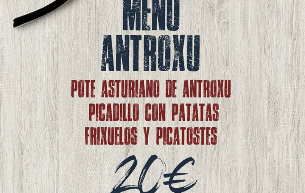 Menú de Antroxu